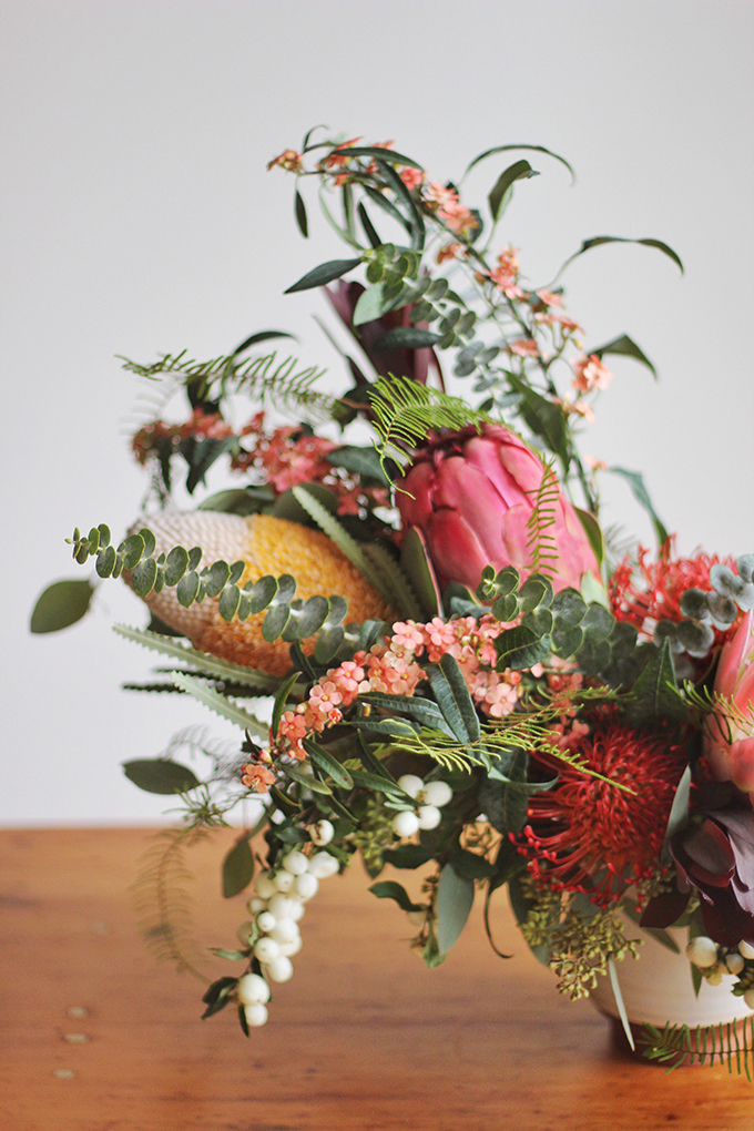 An Eclectic, Globally Inspired Arrangement // JustineCelina.com x Rebecca Dawn Design