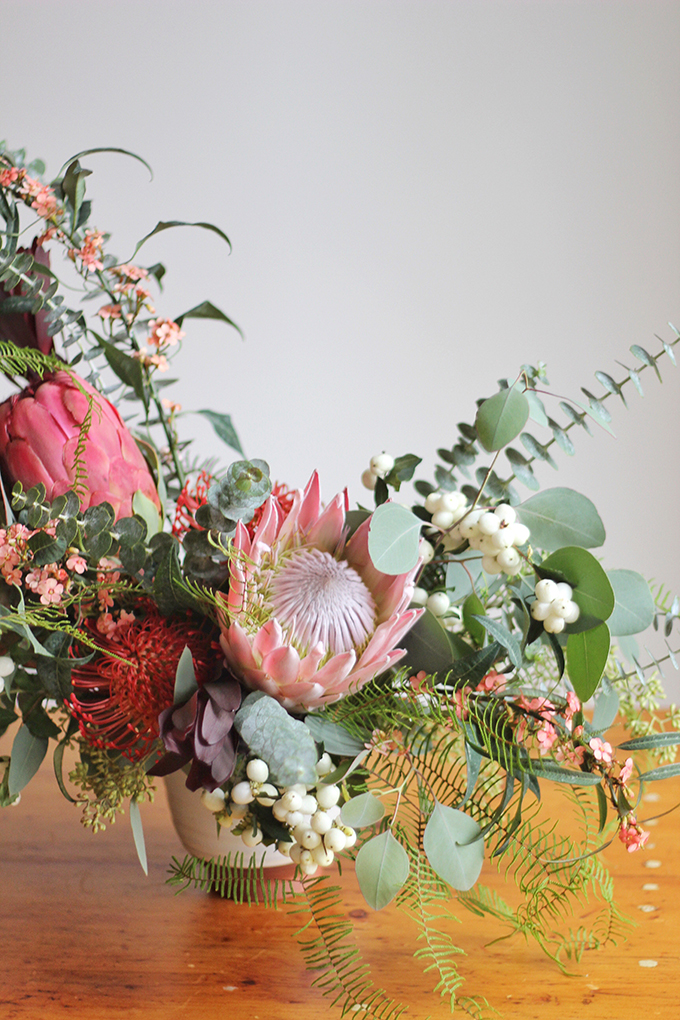 An Eclectic, Globally Inspired Arrangement // JustineCelina.com x Rebecca Dawn Design