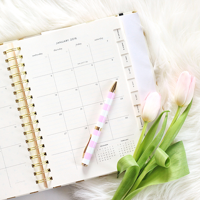 New Year, New Goals: Planning for a Successful 2016 // JustineCelina.com