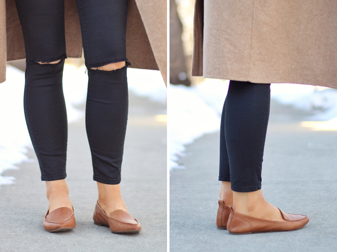 WINTER 2017 SHOE GUIDE: BASICS | Neutral Pointed Toe Flats // JustineCelina.com