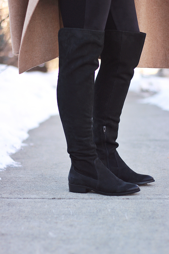 WINTER 2017 SHOE GUIDE: BASICS | Black, Flat, Over the Knee Boots // JustineCelina.com