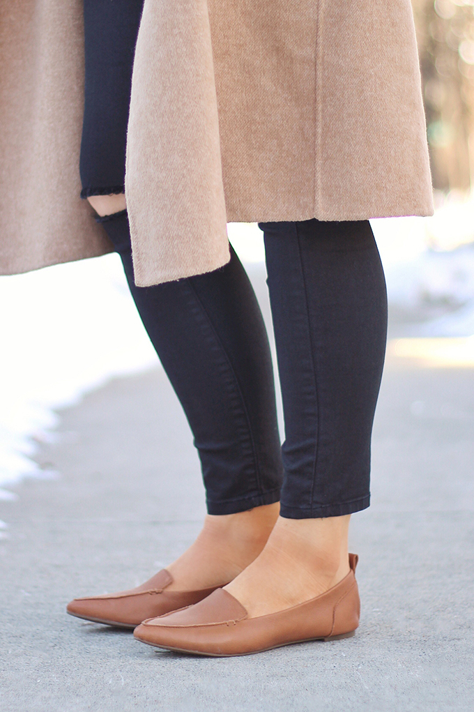 WINTER 2017 SHOE GUIDE: BASICS | Neutral Pointed Toe Flats // JustineCelina.com