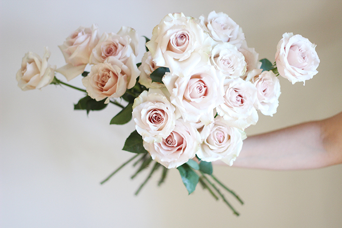 All About Roses | Quicksand Rose Bouquet // JustineCelina.com x Rebecca Dawn Design