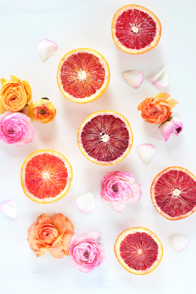 Blood Orange Creamsicle Mimosas // JustineCelina.com