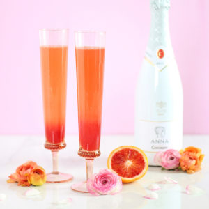 Blood Orange Creamsicle Mimosas // JustineCelina.com