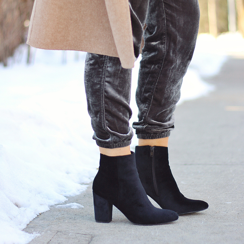 Winter 2017 Shoe Guide | Extras | Velvet Booties // JustineCelina.com