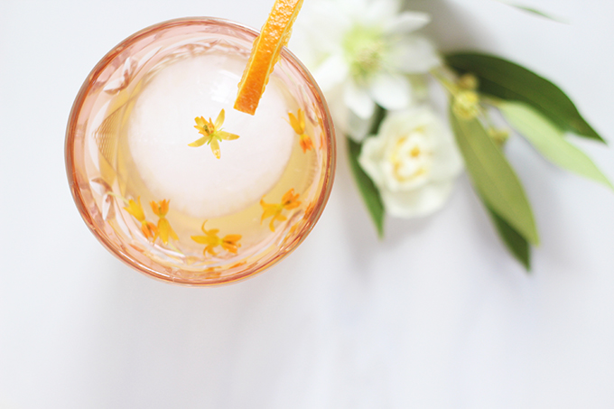 Coastal Orange Blossom Gin Cocktail // JustineCelina.com