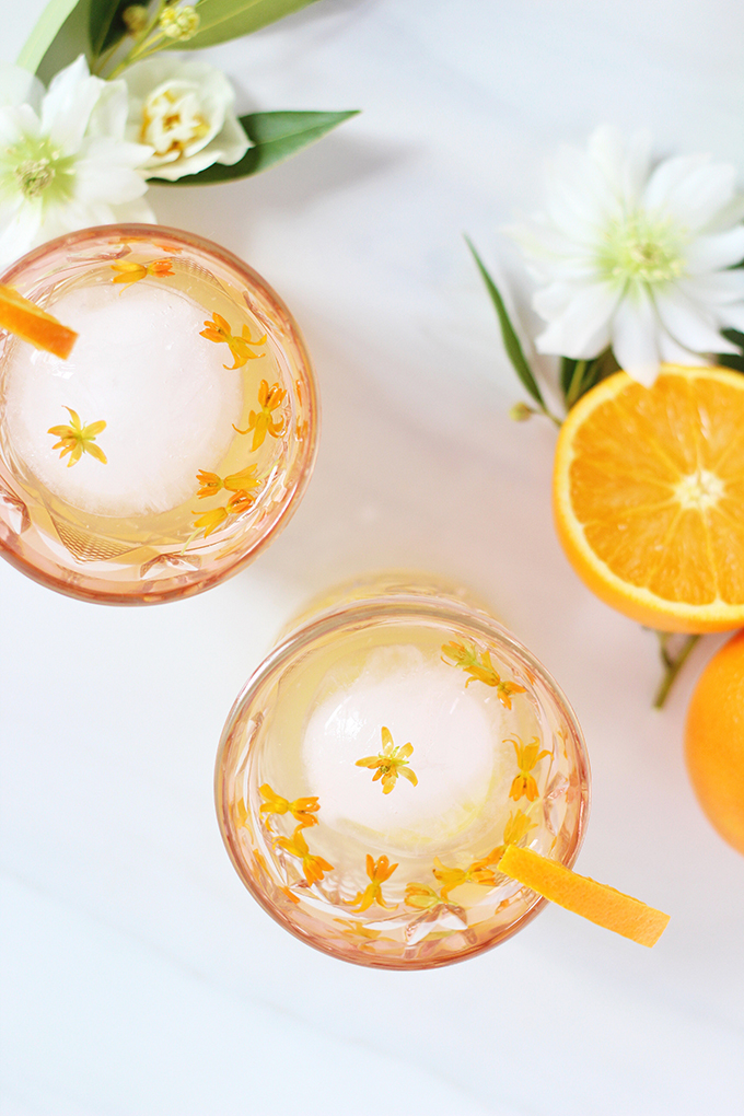 Coastal Orange Blossom Gin Cocktail // JustineCelina.com