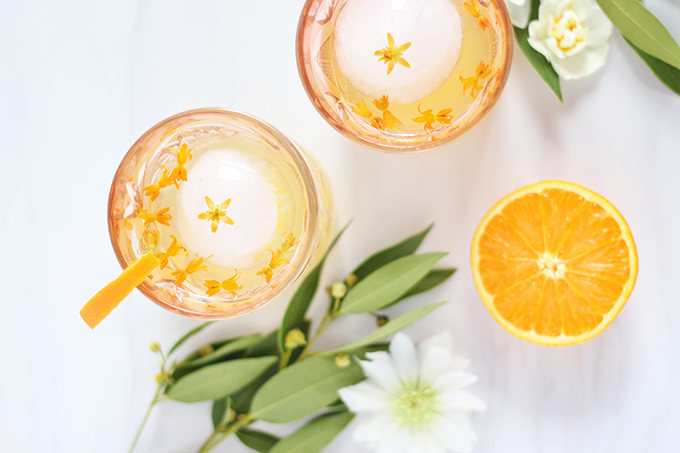 Coastal Orange Blossom Gin Cocktail // JustineCelina.com