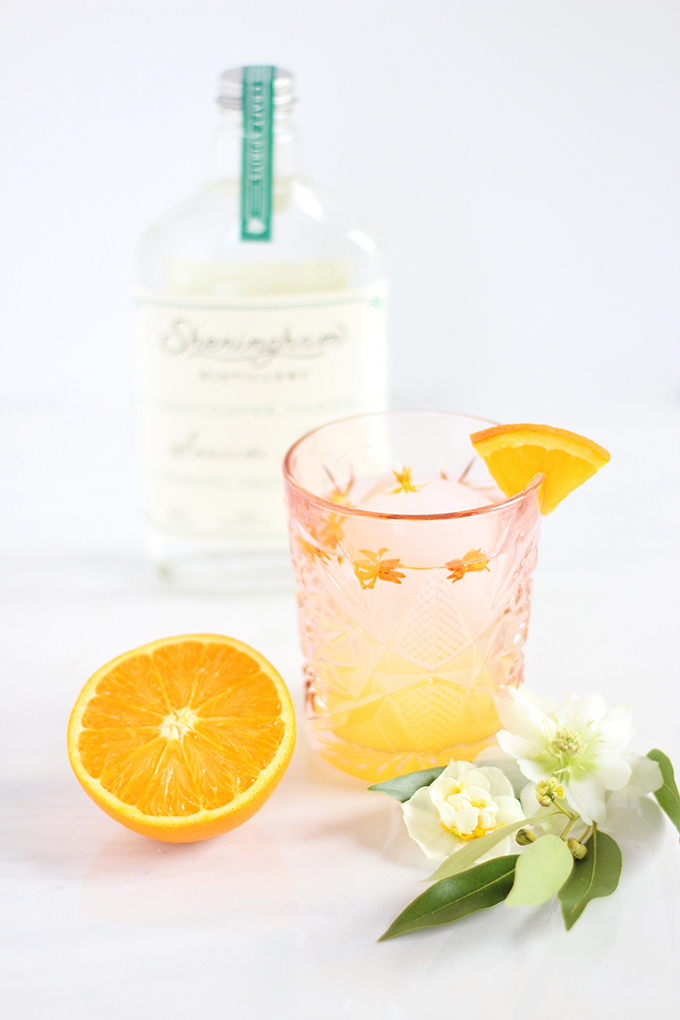 Coastal Orange Blossom Gin Cocktail // JustineCelina.com