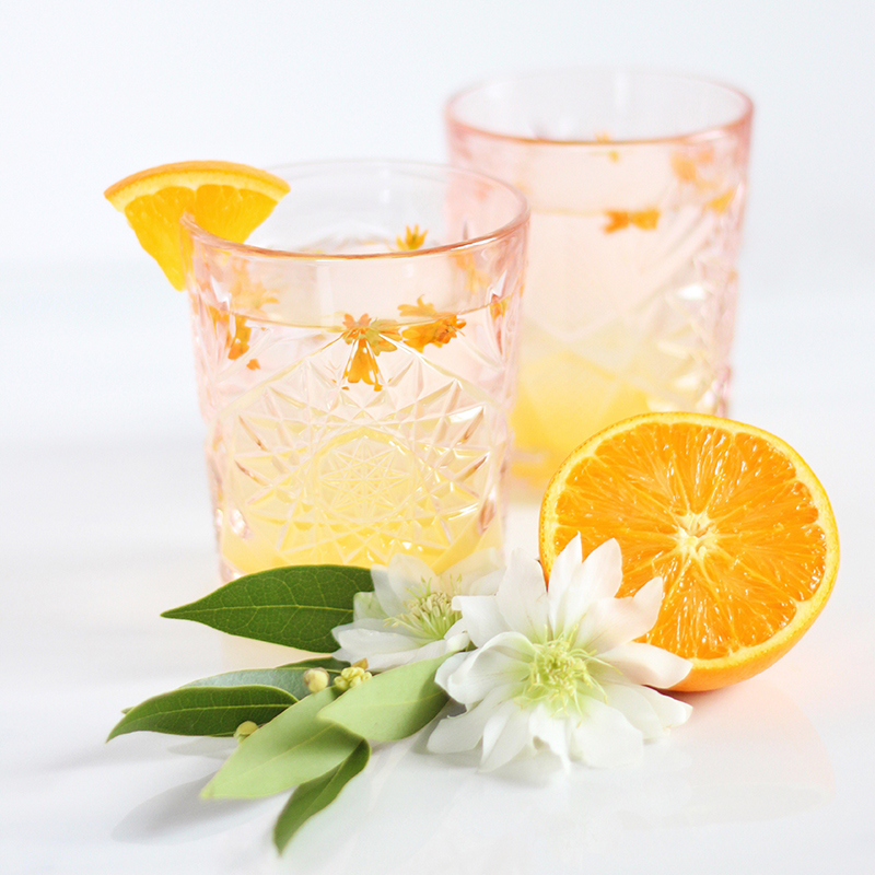 COASTAL ORANGE BLOSSOM GIN COCKTAIL - JustineCelina