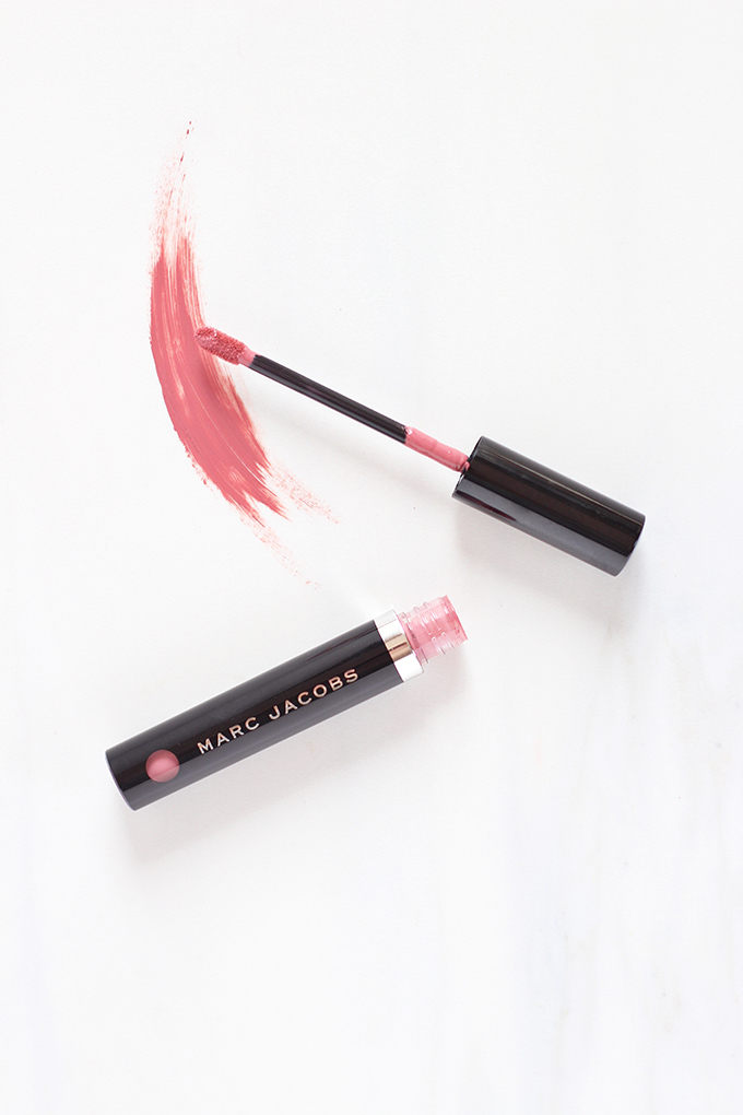 Marc Jacobs Beauty Le Marc Liquid Lip Crème Slow Burn Photos, Review, Swatches // JustineCelina.com 