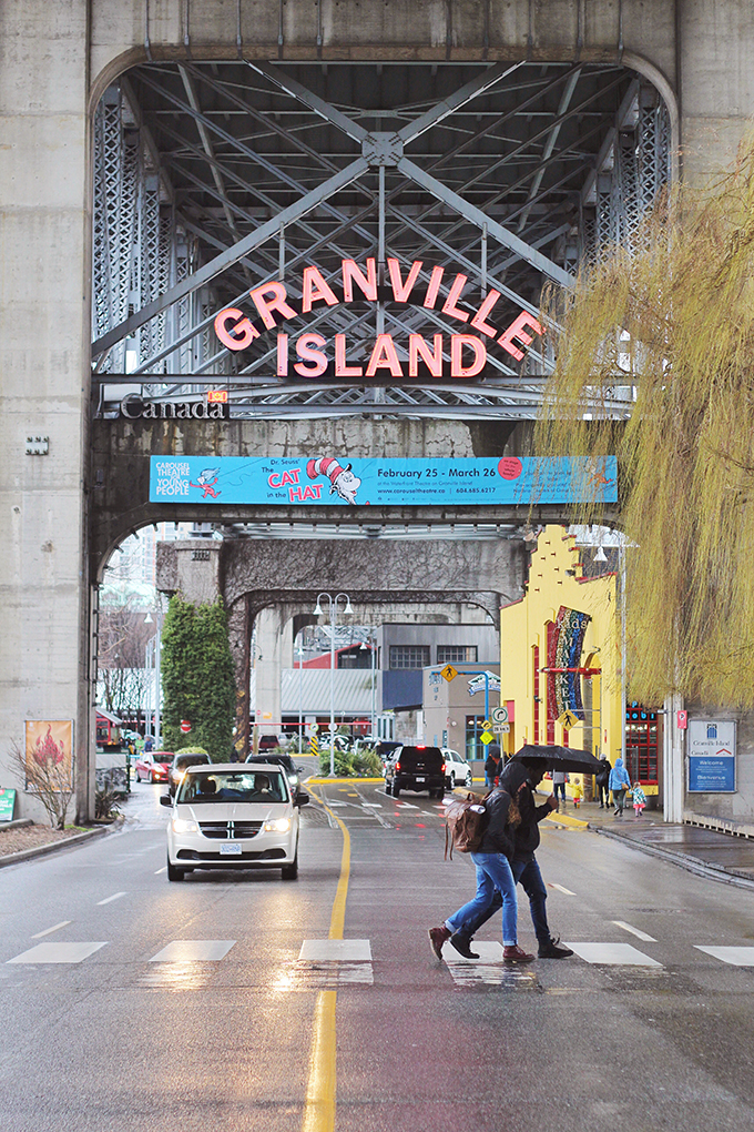 Travel Guide | Granville Island Sign // JustineCelina.com