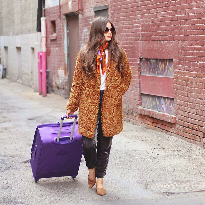 Travel Guide | Vancouver | American Tourister iLite Max Spinner Medium | Purple // JustineCelina.com