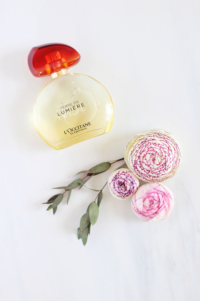 L’Occitane Terre de Lumière Eau de Parfum Photos, Review | April 2017 Beauty Favourites // JustineCelina.com 