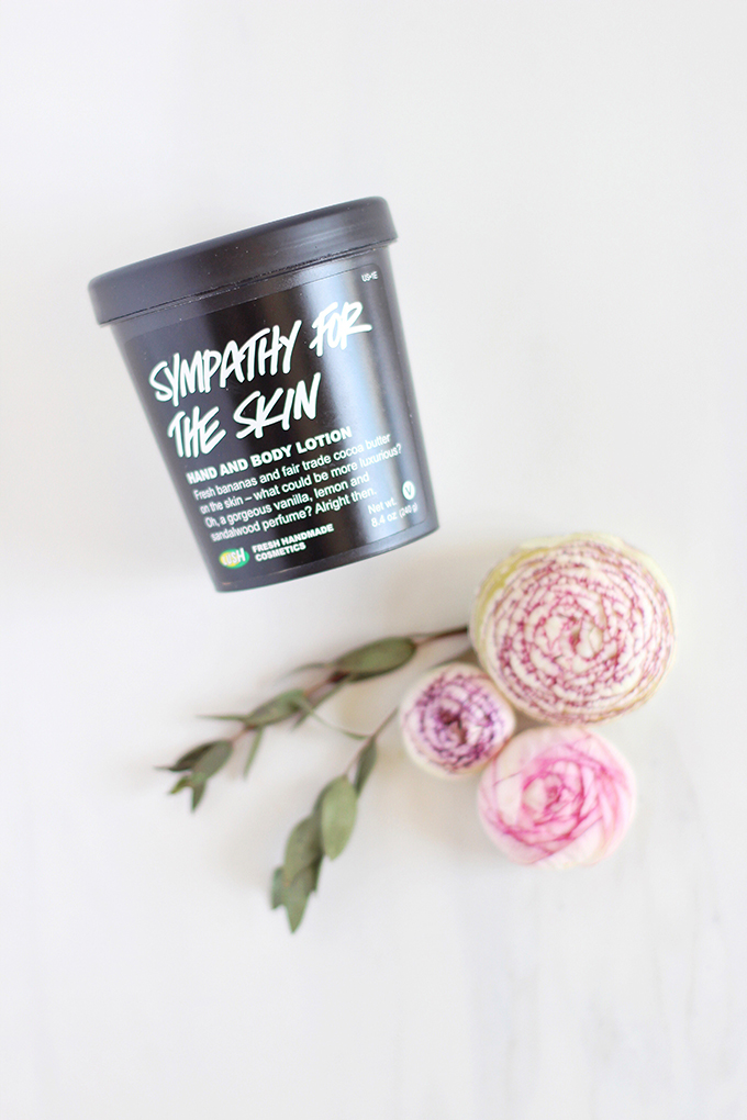 LUSH Sympathy for the Skin Hand and Body Lotion Photos, Review | April 2017 Beauty Favourites // JustineCelina.com 
