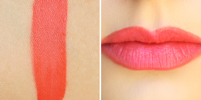Lancôme Matte Shaker High Pigment Liquid Lipstick in Magic Orange Photos, Review, Swatches | June 2017 Beauty Favourites // JustineCelina.com