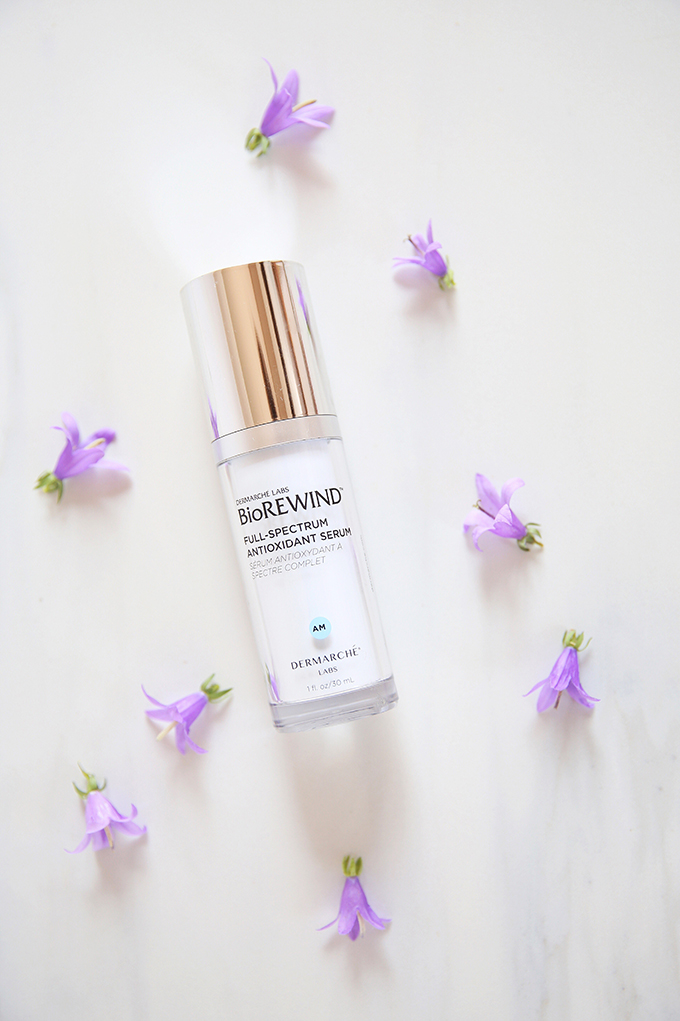  Dermarche Labs BioREWIND AM Full-Spectrum Antioxidant Serum Photos, Review // JustineCelina.com b