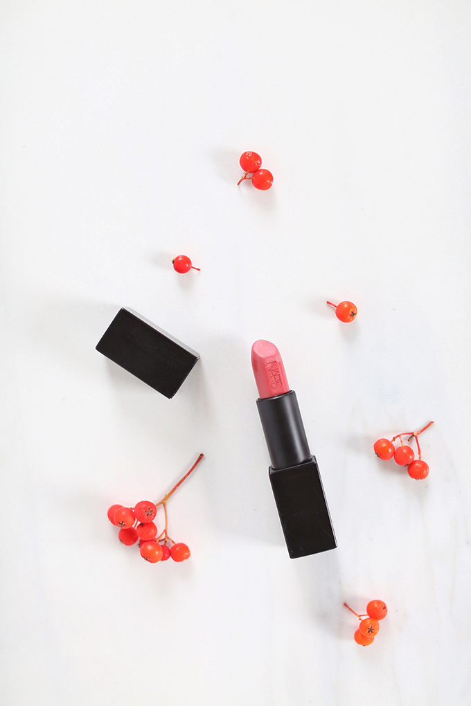 NARS Audacious Lipstick in Apoline Photos, Review, Swatches // JustineCelina.com