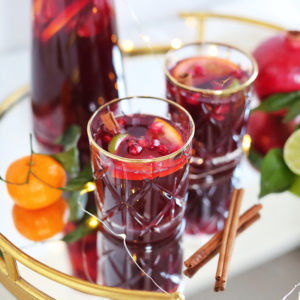 Classic Winter Citrus Red Sangria // JustineCelina.com