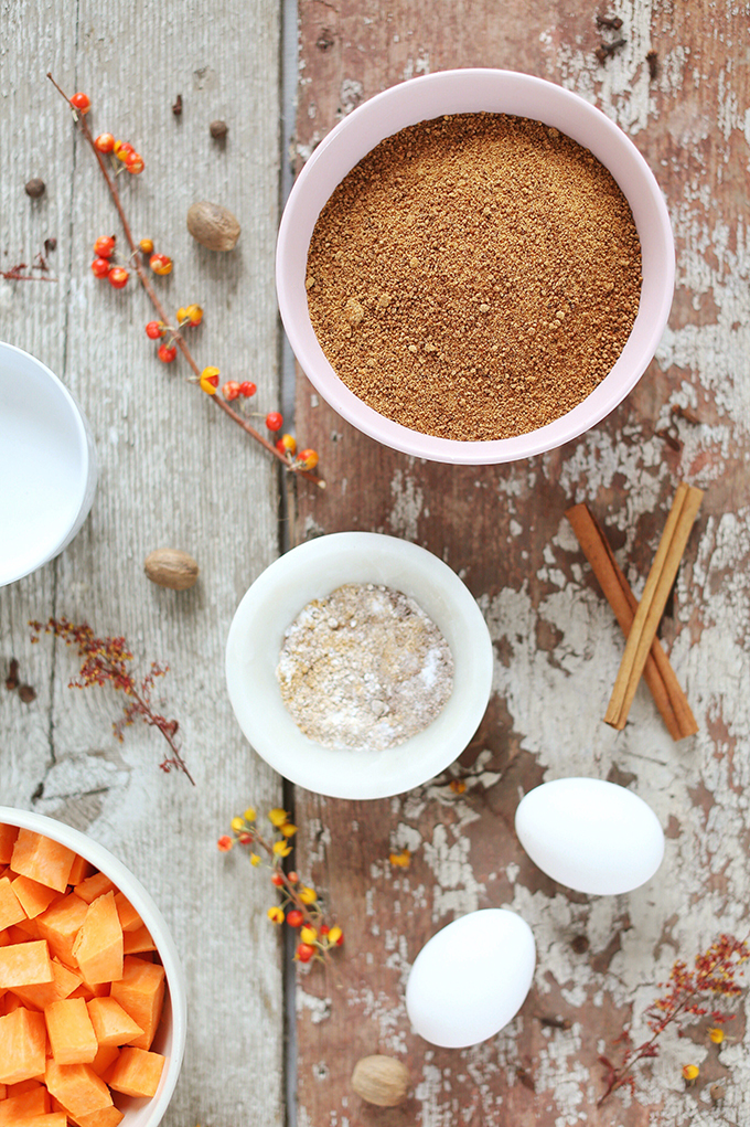 Gluten Free Spiced Sweet Potato Bread | #GlutenFree #DairyFree #RefinedSugarFree #OilFree // JustineCelina.com