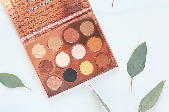 Colourpop I Think I Love You Pressed Eyeshadow Palette | November 2017 Beauty Favourites //Photos, Review, Swatches // JustineCelina.com