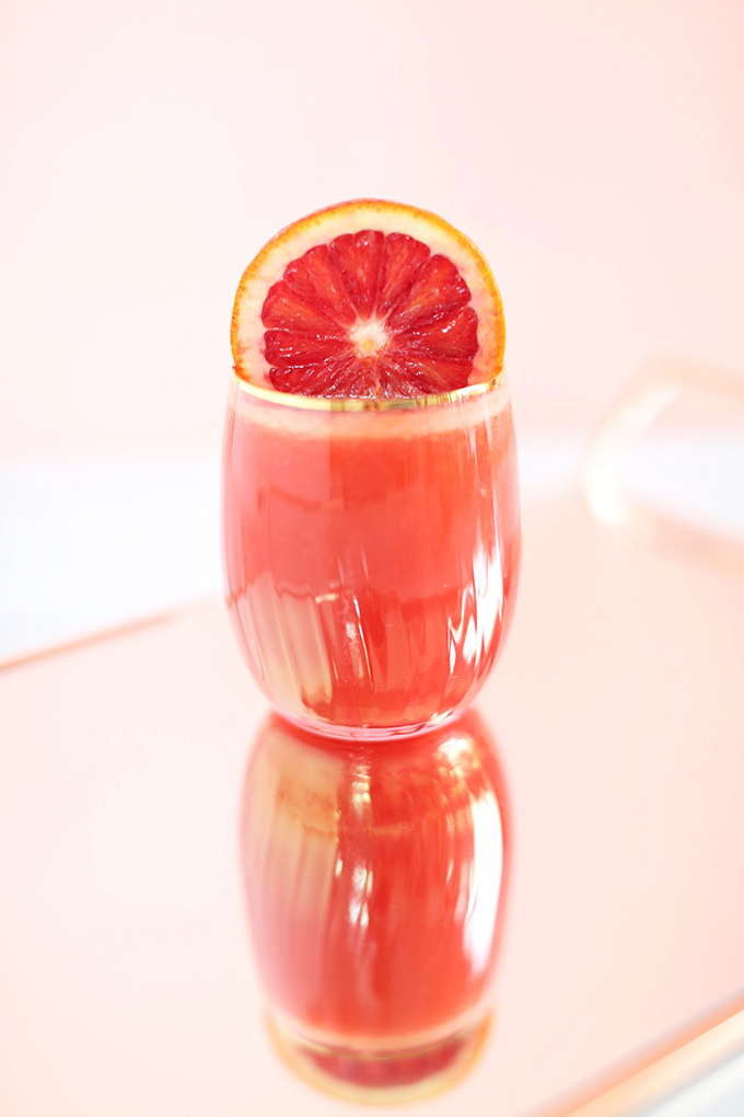Citrus Season Elixir | The Best Fresh Pressed Citrus Juice | Ruby Red Grapefruit, Blood Oranges, Lemons // JustineCelina.com