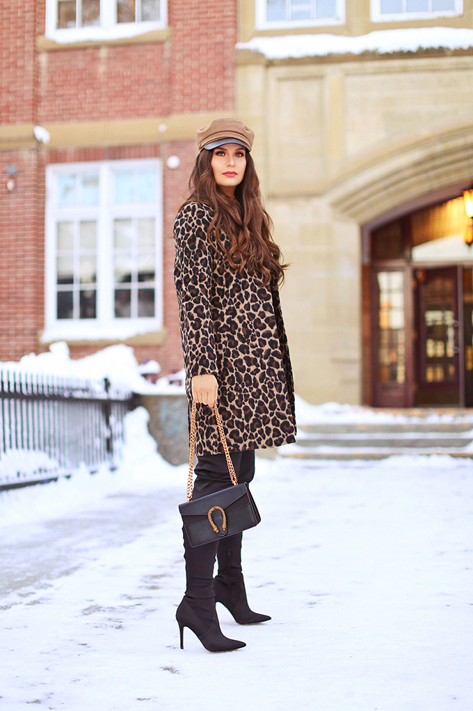 How to Style | Leopard Print | Winter to Spring 2018 Transitional Fashion Ideas | Calgary, Alberta Fashion Blogger | Canadian Fashion Blogger // JustineCelina.com