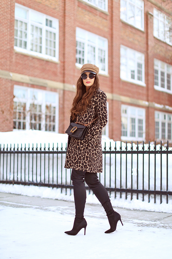 How to Style | Leopard Print | Winter to Spring 2018 Transitional Fashion Ideas | Calgary, Alberta Fashion Blogger | Canadian Fashion Blogger // JustineCelina.com