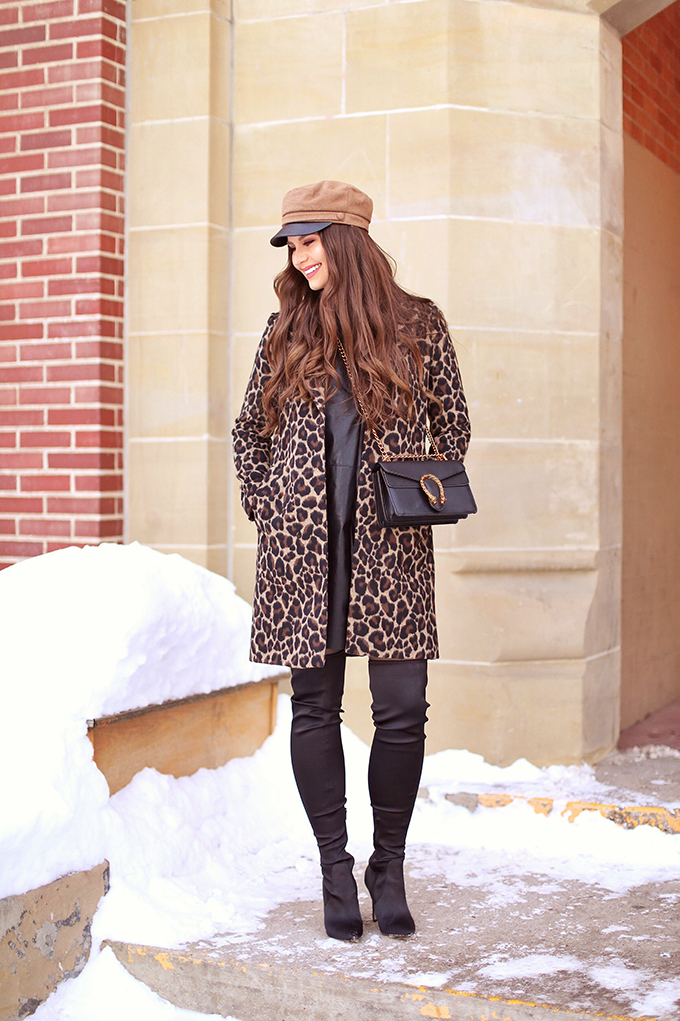 How to Style | Leopard Print | Winter to Spring 2018 Transitional Fashion Ideas | Calgary, Alberta Fashion Blogger | Canadian Fashion Blogger // JustineCelina.com