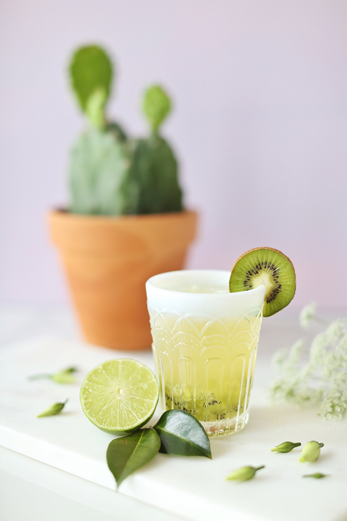 Spring Equinox Kiwi Elderflower Smash + Eau Claire Distillery Prickly Pear EquineOx Giveaway // JustineCelina.com 