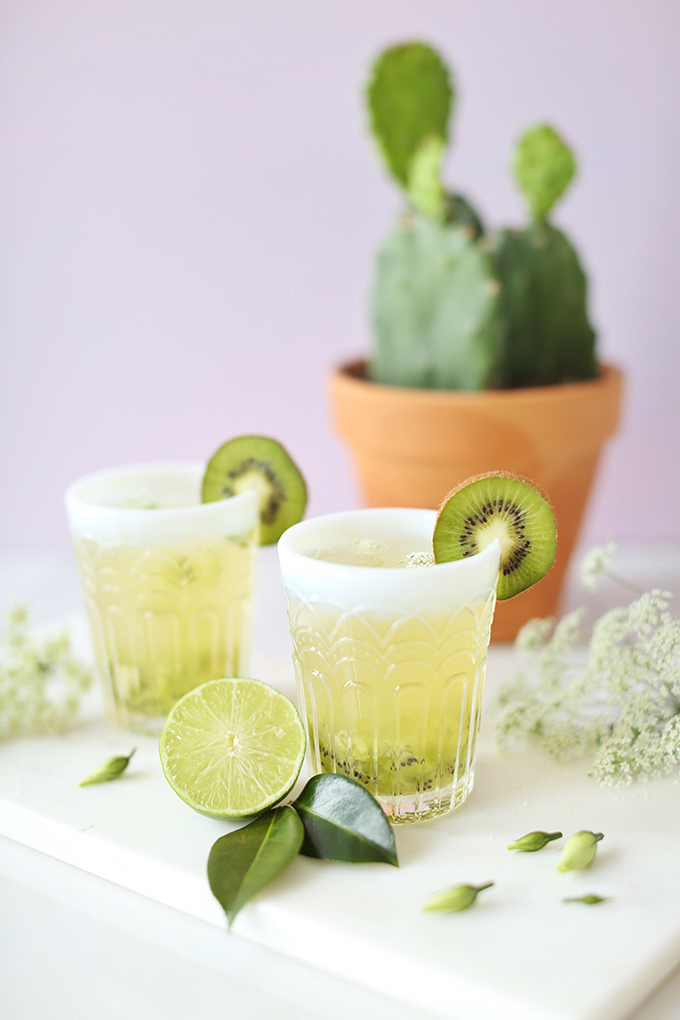 Spring Equinox Kiwi Elderflower Smash + Eau Claire Distillery Prickly Pear EquineOx Giveaway // JustineCelina.com 