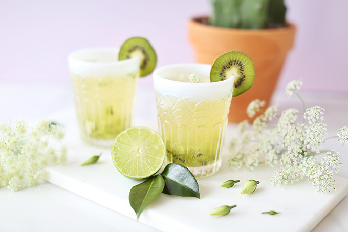 Spring Equinox Kiwi Elderflower Smash + Eau Claire Distillery Prickly Pear EquineOx Giveaway! // JustineCelina.com