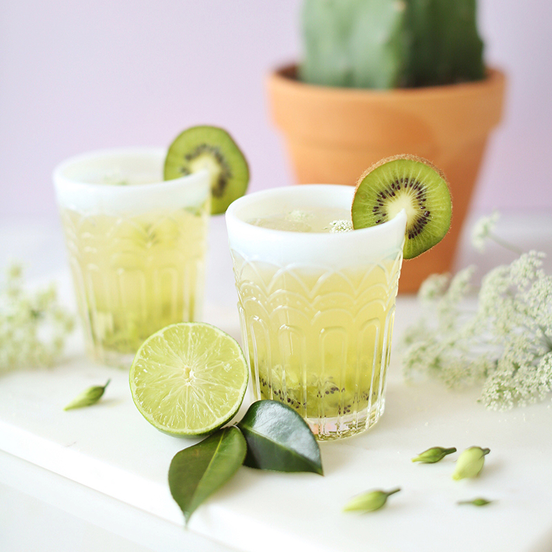 Spring Equinox Kiwi Elderflower Smash + Eau Claire Distillery Prickly Pear EquineOx Giveaway // JustineCelina.com