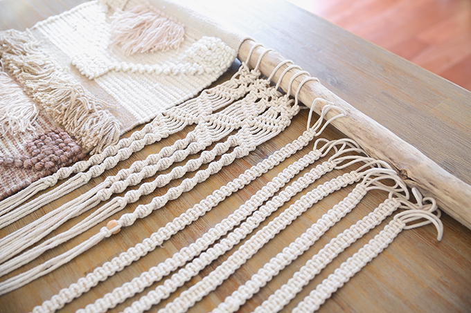 DIY | Large Driftwood Macrame Wall Hanging | How to Make a Large Macrame Wall Hanging for Less Than $50! // JustineCelina.com