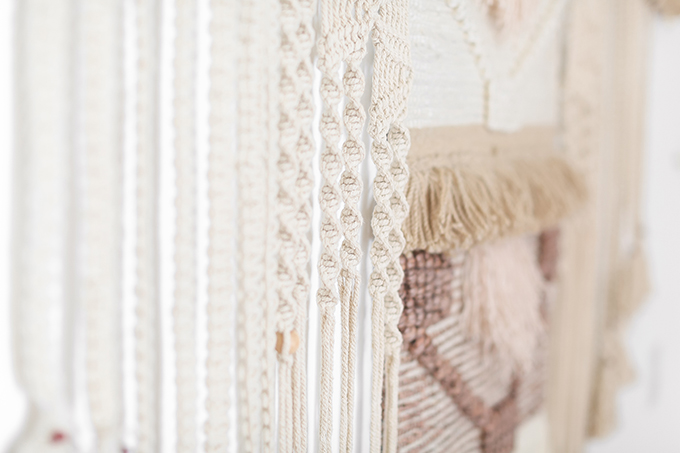 DIY | Large Driftwood Macrame Wall Hanging | How to Make a Large Macrame Wall Hanging for Less Than $50! // JustineCelina.com