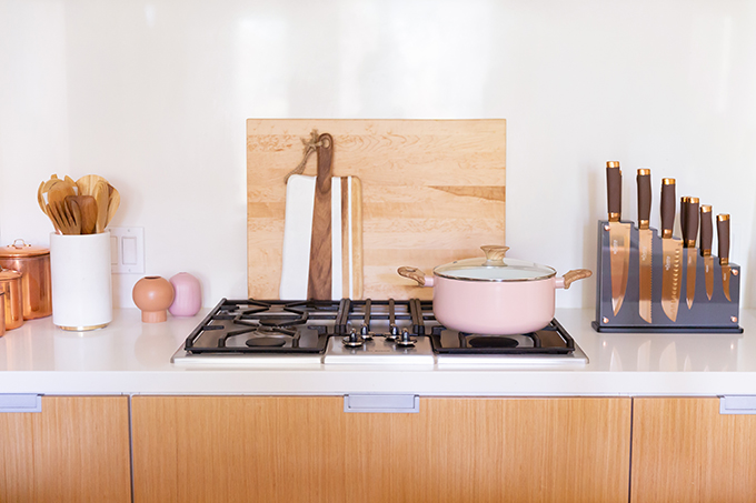 Kitchen / Dining Room / Bar Reveal in Partnership with HomeSense Canada | Kitchen and Cookware Essentials | A Bohemian, Mid Century Modern Apartment in Calgary, Alberta, Canada // JustineCelina.com