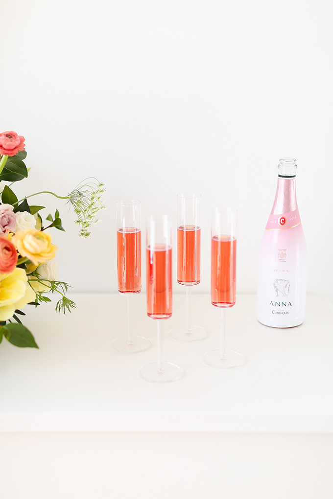 My 3rd Blogiversary + 10 Things I Learned in my Third Year of Blogging | Sparkling Rosé Wine in Modern Champagne Flutes | A Pantone Spring 2018 Inspired Birthday Celebration // JustineCelina.com