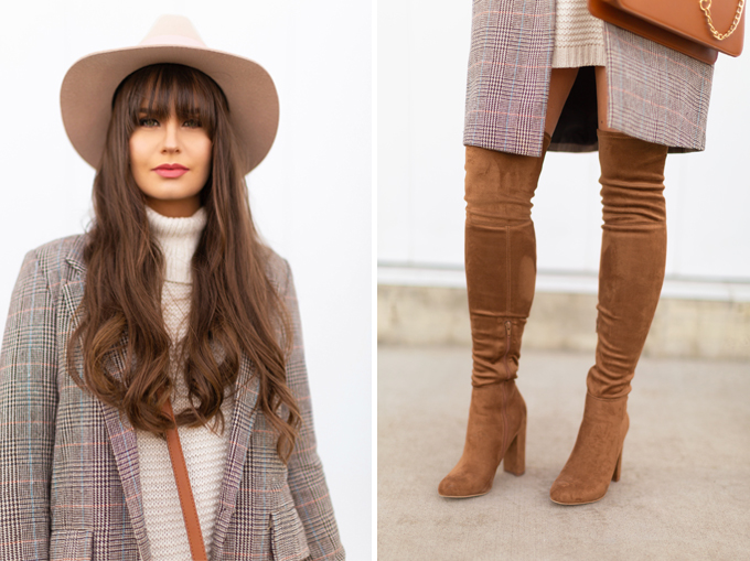 Spring 2018 Trend Guide | Best Steward Weitzman OTK Boot Dupes | Check Yourself | Top Transitional Spring 2018 Fashion Trends // JustineCelina.com