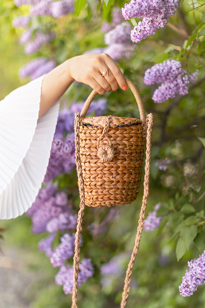 Spring 2018 Trend Guide | Lavender Love | Trend: Straw, Rattan, Jute and Woven Bags | Calgary, Alberta Fashion Blogger // JustineCelina.com