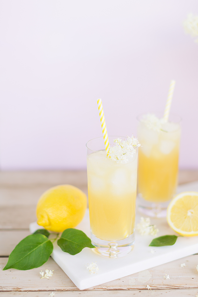 Japanese Lilac Gin Lemonade + Eau Claire Distillery Parlour Gin Giveaway! | The Best Spiked Lemonade Recipe | #RefinedSugarFree #Lemonade // JustineCelina.com