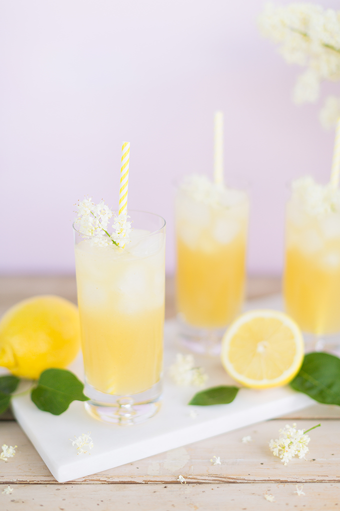 Japanese Lilac Gin Lemonade + Eau Claire Distillery Parlour Gin Giveaway! | The Best Spiked Lemonade Recipe | #RefinedSugarFree #Lemonade // JustineCelina.com