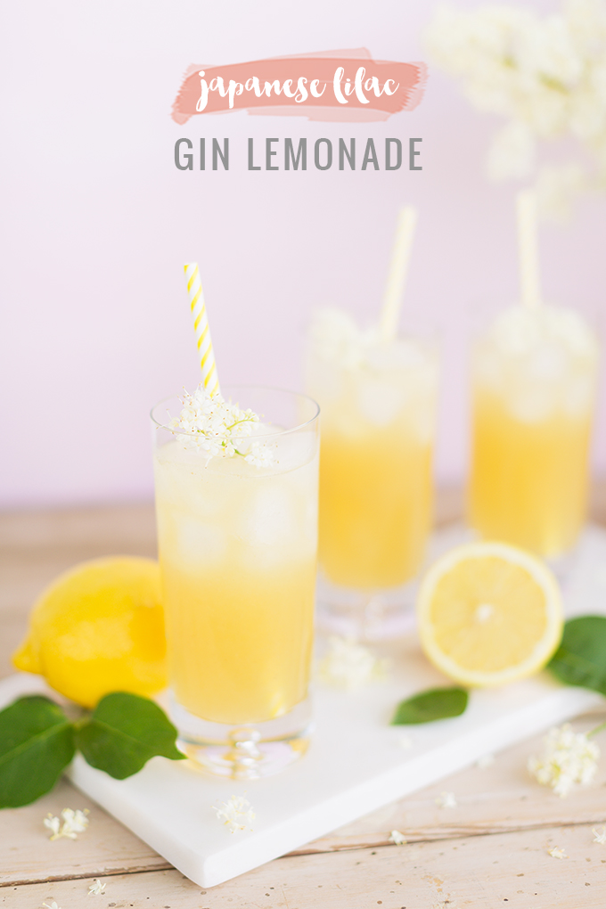 Japanese Lilac Gin Lemonade + Eau Claire Distillery Parlour Gin Giveaway! | The Best Spiked Lemonade Recipe | #RefinedSugarFree #Lemonade // JustineCelina.com