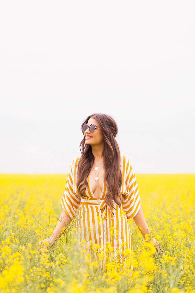 August 2018 Soundtrack | Alberta Fashion & Lifestyle Blogger | Field of Canola // JustineCelina.com