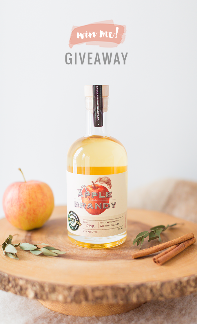 Eau Claire Distillery’s Limited Edition Apple Brandy GIVEAWAY! | Apple Brady Sangria Recipe // JustineCelina.com
