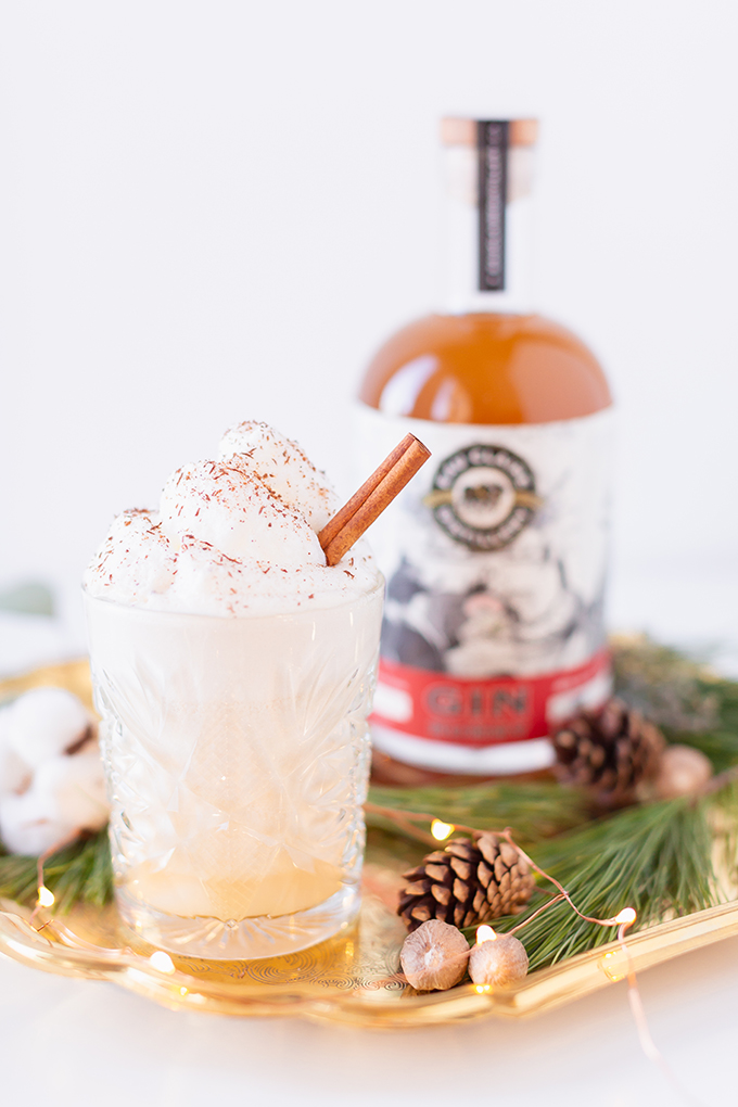  Homemade Dairy Free Coconut Rum Eggnog | The Best Homemade Eggnog Recipe | The Best Rum & Eggnog Recipe | #DairyFree #Vegetarian #GlutenFree #RefinedSugarFree | Healthier Homemade Eggnog Recipe | Clean Homemade Eggnog Recipe | Eau Claire Distillery Gin Rummy Eggnog // JustineCelina.com