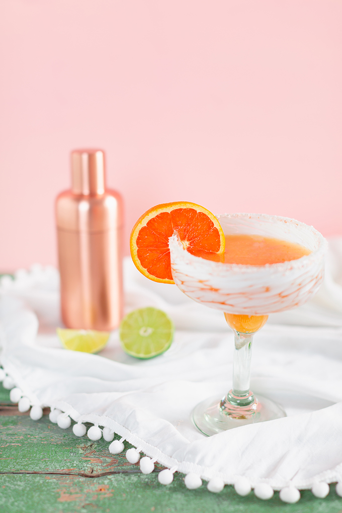 Gingered Cara Cara Grapefruit Palomas | #GlutenFree #RefinedSugarFree #Vegan Cocktail | The Best Grapefruit Paloma Recipe | Simple Citrus Cocktail | Cara Cara Orange Cocktail | Easy Paloma Recipe | Easy Citrus Paloma | Grapefruit Paloma Recipe | Tequila Grapefruit Paloma | Reposado Tequila Cocktail | Grapefruit Paloma Cocktail Recipe |  Easy Paloma Cocktail | Refined Sugar Free Cocktails | Refined Sugar Free Cocktail Recipes | Clean Cocktails | Clean Tequila Cocktail // JustineCelina.com