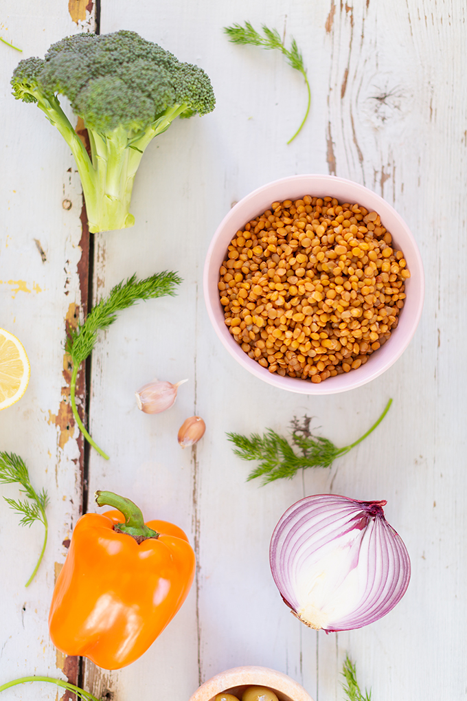 Vegan Power Salad with Lemon Dill Dressing | The Best Raw High Protein Vegan Salad Recipe | Easy 20 Minute Vegan Salad Recipe | Healthy Vegan Salad Recipe with Chick Peas and Lentils | Lean Vegan Protein Salad | Best Vegan Salad Lunch Ideas | Raw Vegan Protein Salad | Simple Vegan Protein Salad | Raw Vegan Power Salad | Meal Prep Vegan Protein Salad  | Simple Vegan Protein Salad with Fresh Dill Ingredients // Calgary, Alberta, Canada Plant Based Food and Lifestyle Blogger // JustineCelina.com 