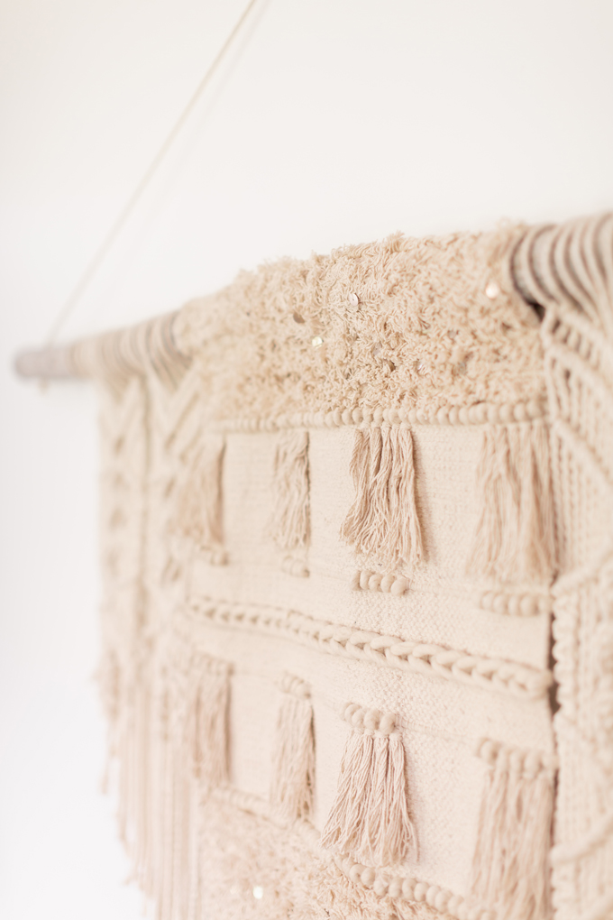 DIY | Modern Driftwood Macrame Wall Hanging  | How to Make a Large Macrame Wall Hanging for Less Than $70! | Macrame Wall Hanging Tutorial | Affordable Bohemian Wall Hanging DIY // JustineCelina.com