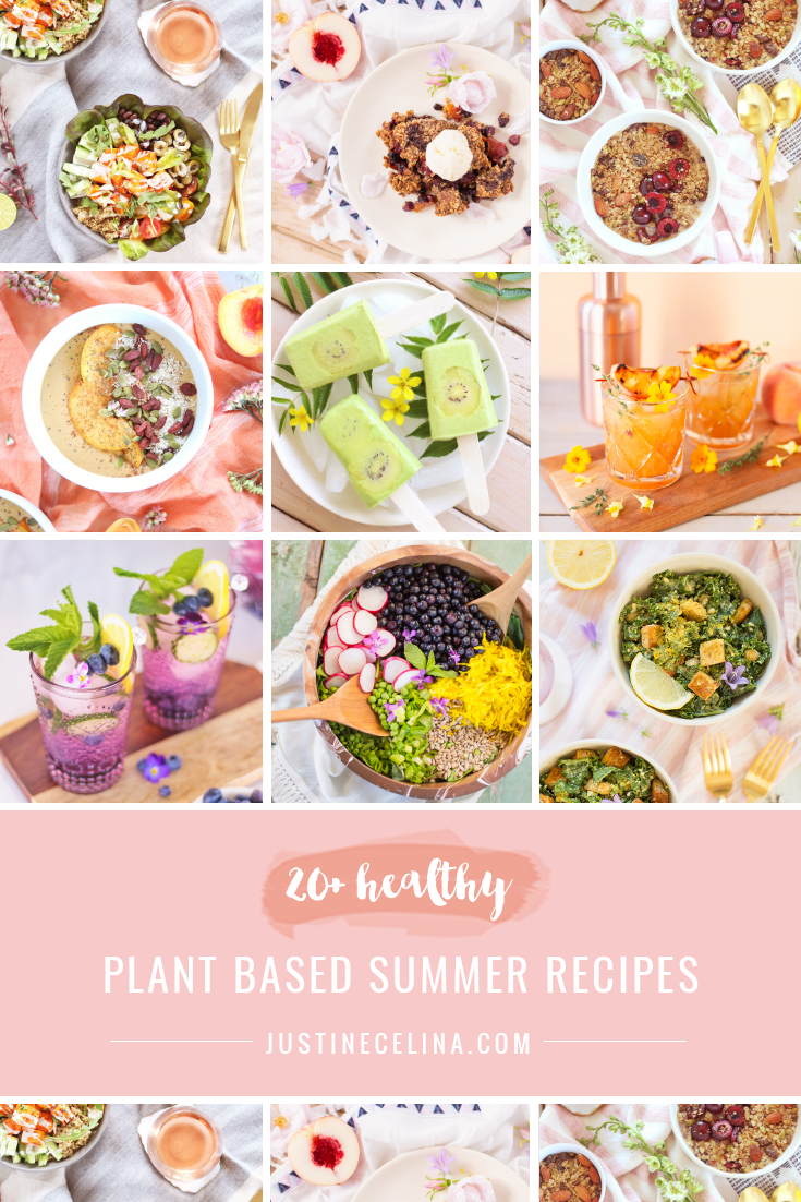 20+ Healthy Plant Based Summer Recipes | The Best Healthy Plant Based Recipes for Summer 2021 | Plant Based Recipes on a Budget | Plant Based Dinner Recipes for Beginners | Whole Food Plant Based Recipes | Vegan Summer Recipe Ideas | The Best Refined Sugar Free Summer Cocktails | Summer Recipes Vegetarian | Vegan Gluten-Free Summer Recipes | Summer Meatless Recipes | Easy Vegan Recipes for Summer | Extensively Tested Plant Based Recipes | Calgary Plant Based Food Blogger // JustineCelina.com